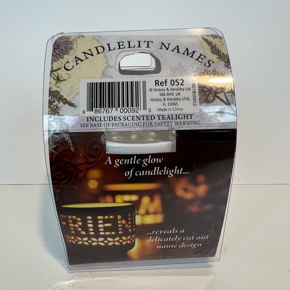 Candlelit Name Votive: CYNTHIA - Picture 3 of 3